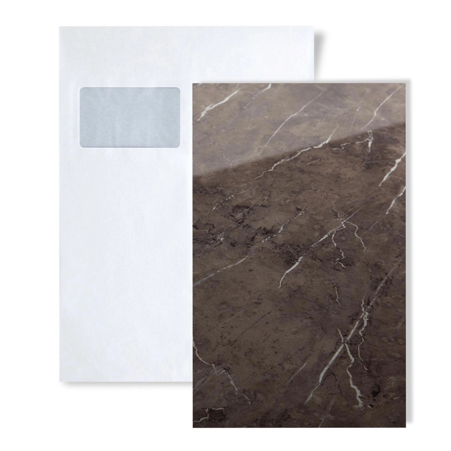 Wallface 1 MUSTERSTÜCK S-19342 DIN A5 Wandpaneel Muster MARBLE BROWN AR+ günstig online kaufen