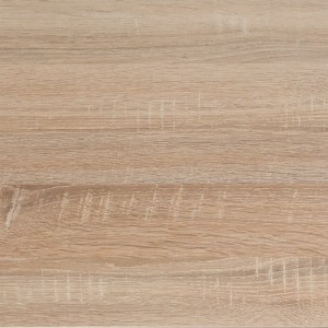 Flex-Well Arbeitsplatte Sonoma Eiche, 210 cm, Detailansicht des Holzdekors.