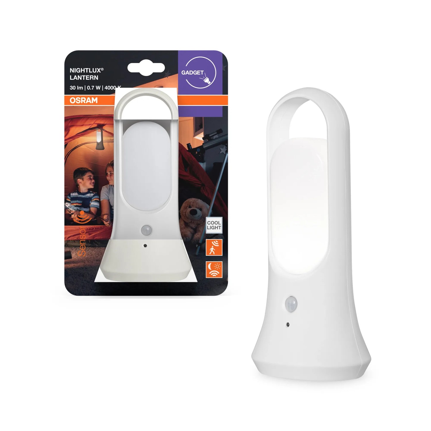 Osram LED-Nachtlicht Nightlux Mobile Lantern 0,65 W 4.000 K