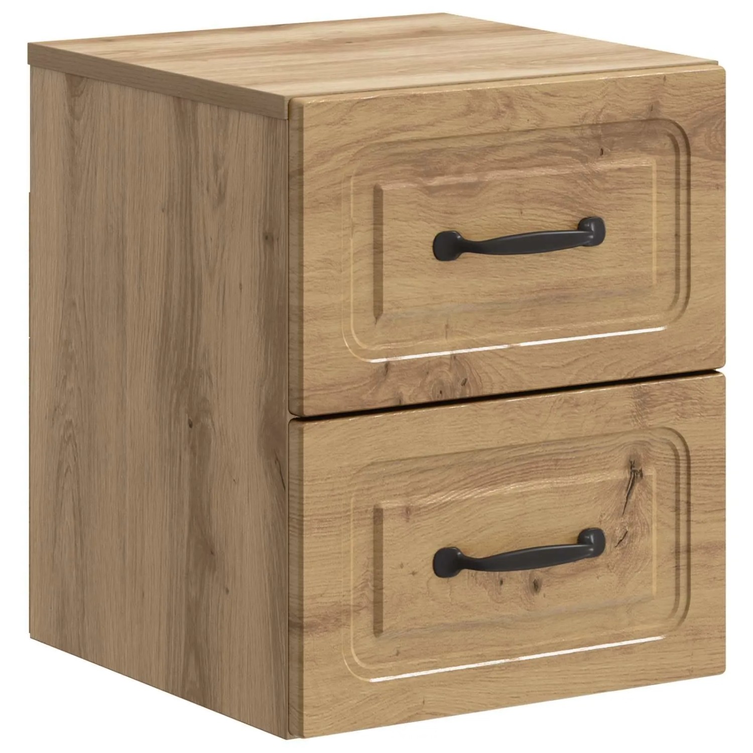 vidaXL Wandmontierter Nachttisch Artisan-Eiche 34,5 x 33 x 40 cm 899333