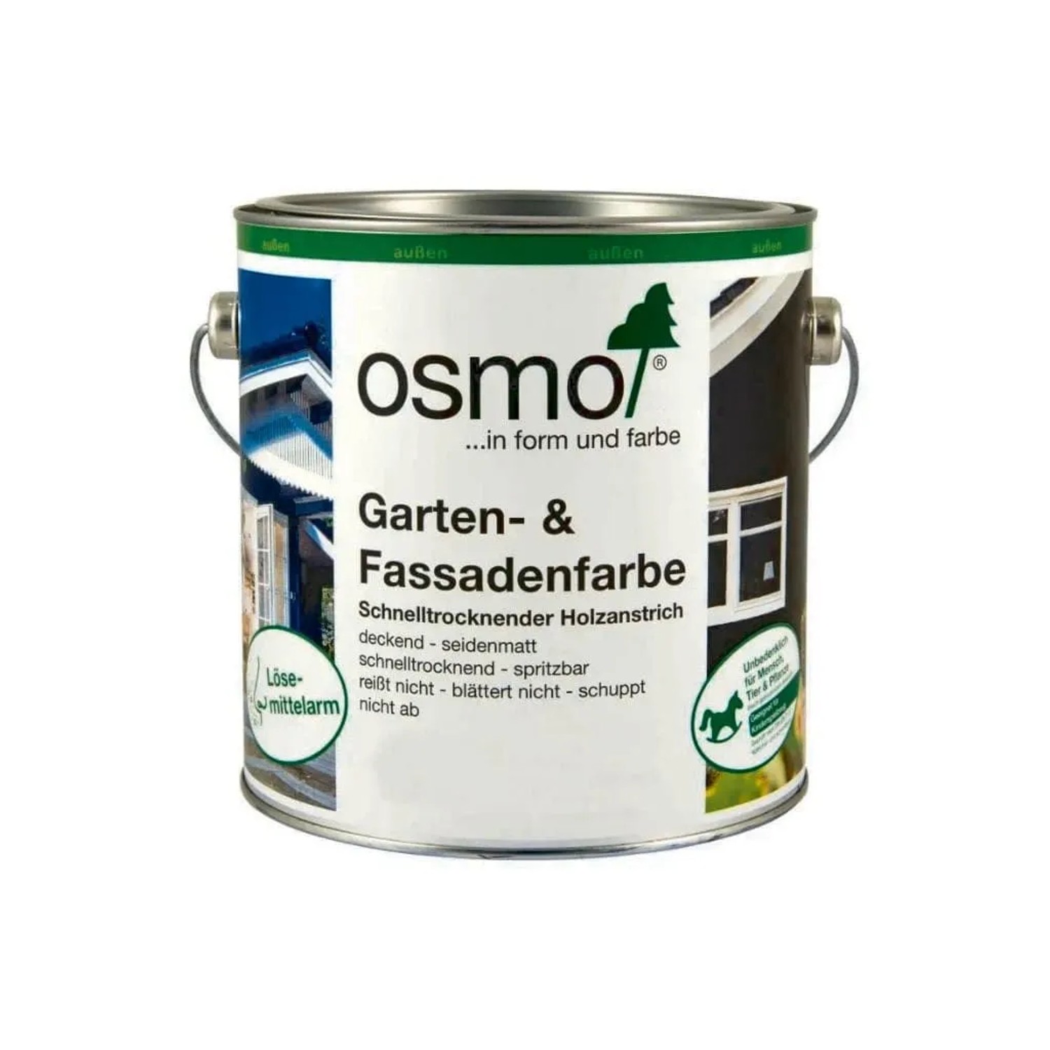Osmo Garten- und Fassadenfarbe RAL 1003 Signalgelb