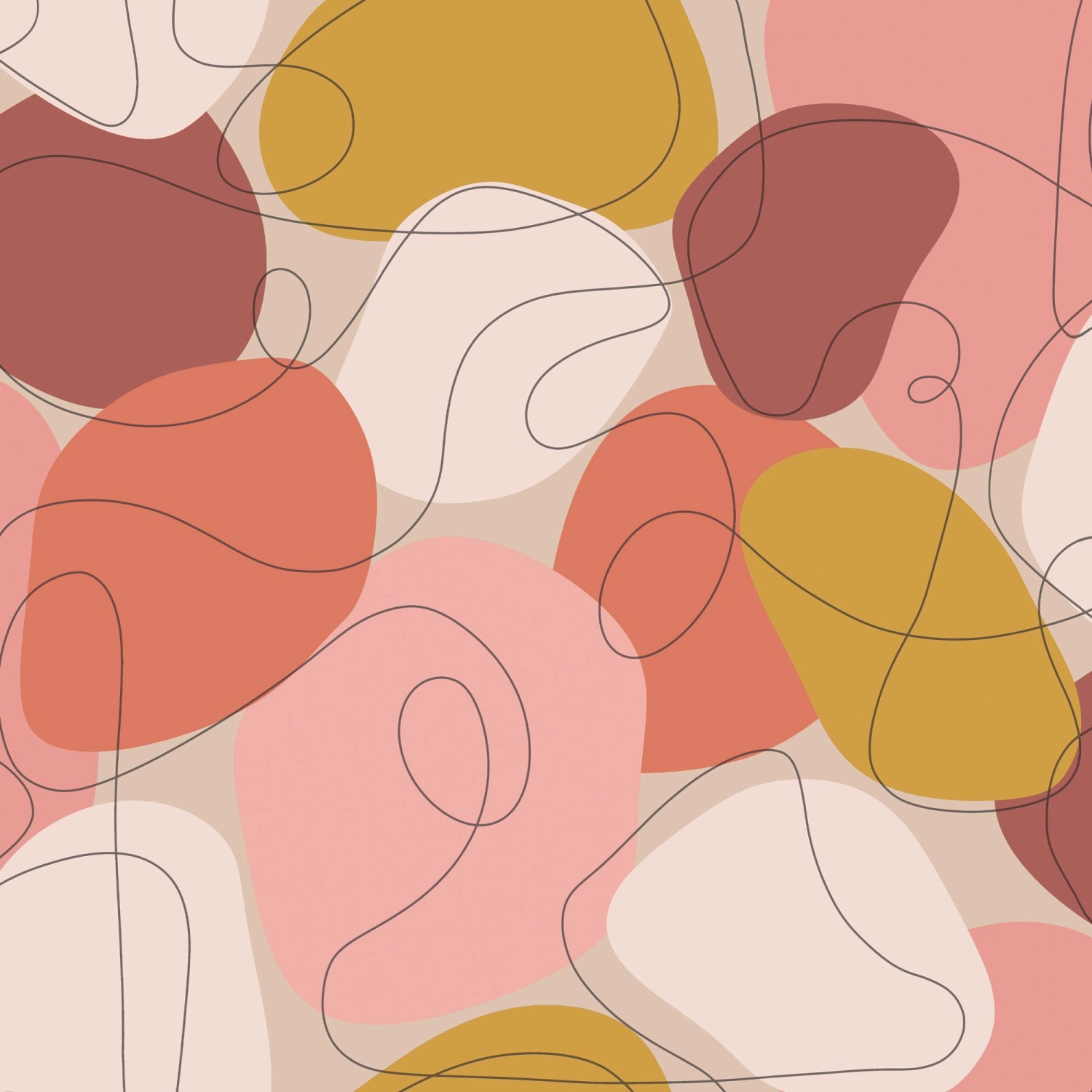 Envy Vliestapete Mood Peachy Rosa FSC®