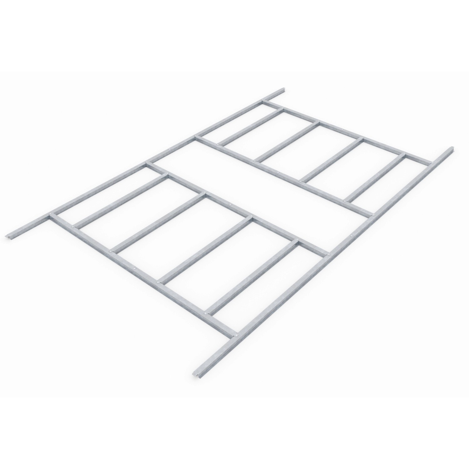 Pergart Bodenfundament Dresden II 108 Alu 291 cm x 226 cm x 2,6 cm