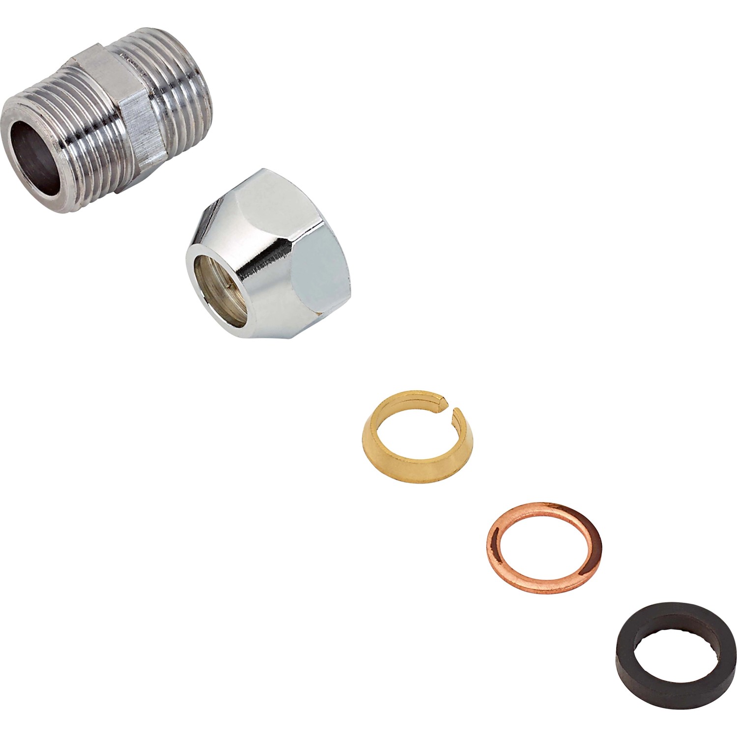 Quetschverschraubung Ø 10 mm Gerade 16,7 mm (R 3/8)