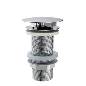 Kirchhoff Ablaufventil, chrom, für Waschtische ohne Überlauf, 32 mm Anschluss.