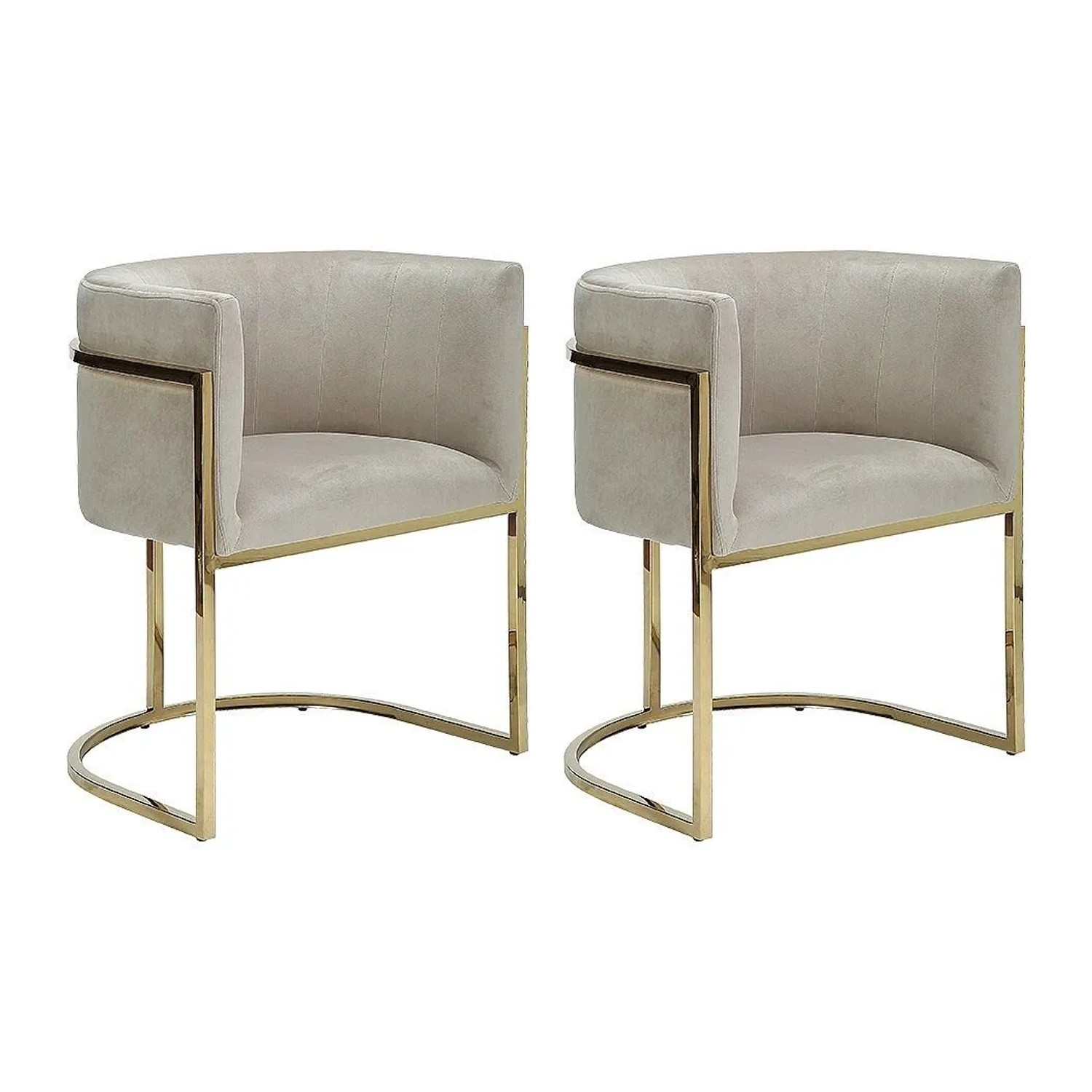Vente-unique Stuhl Peria Beige 60 cm