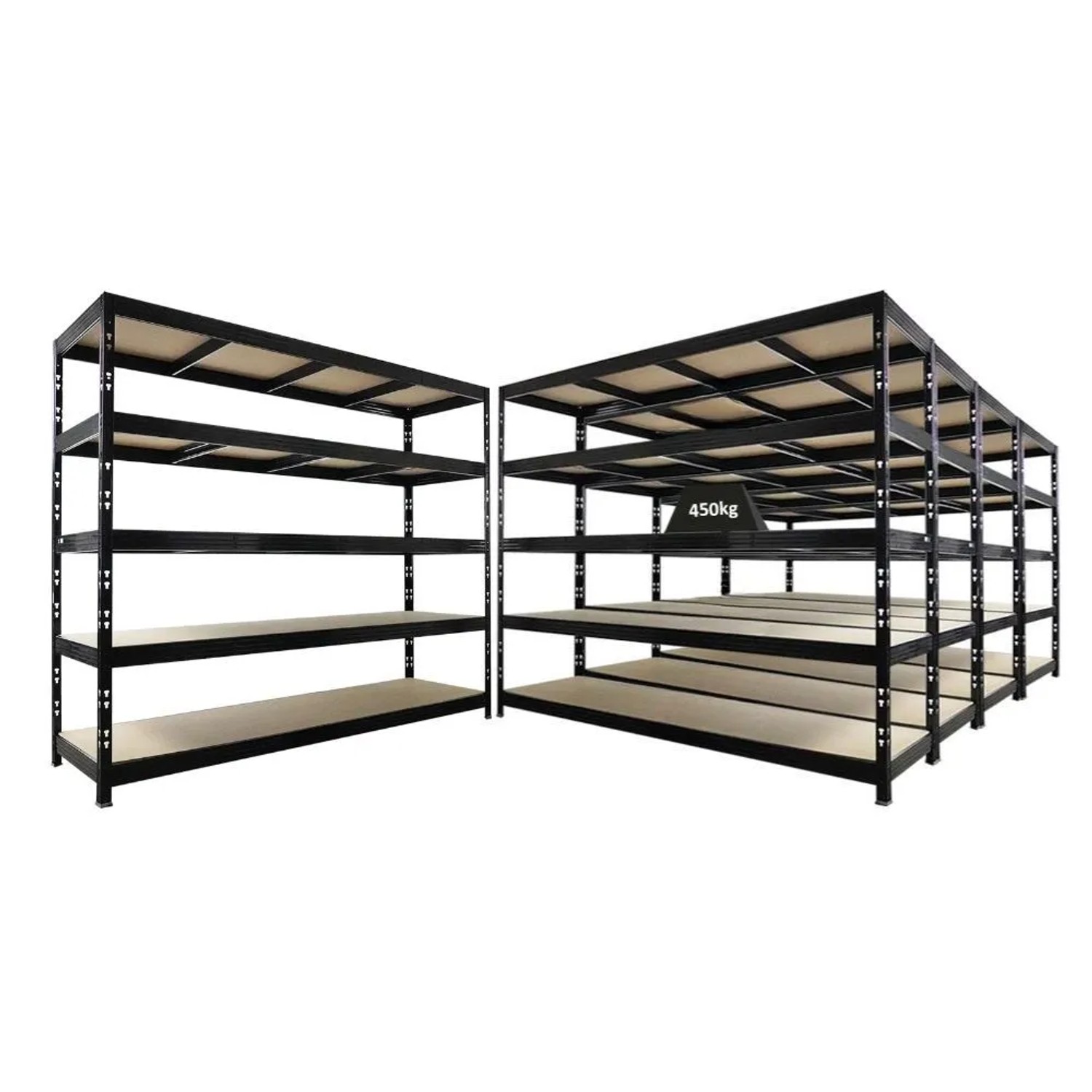 PROREGAL Mega Deal 5x Profi Schwerlastregal Rhino HxBxT 200x240x70cm 5 Span günstig online kaufen