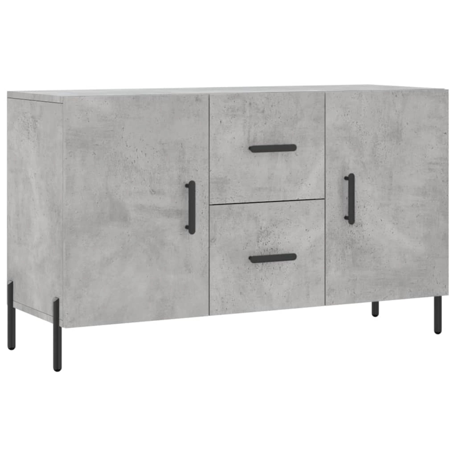 vidaXL Sideboard Betongrau 100x36x60 cm Holzwerkstoff 828184 günstig online kaufen