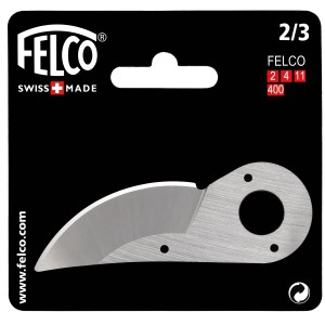 Felco Ersatzklinge 2/3 für Rebschere F2, F4, F11. Stahlklinge für Gartenscheren.