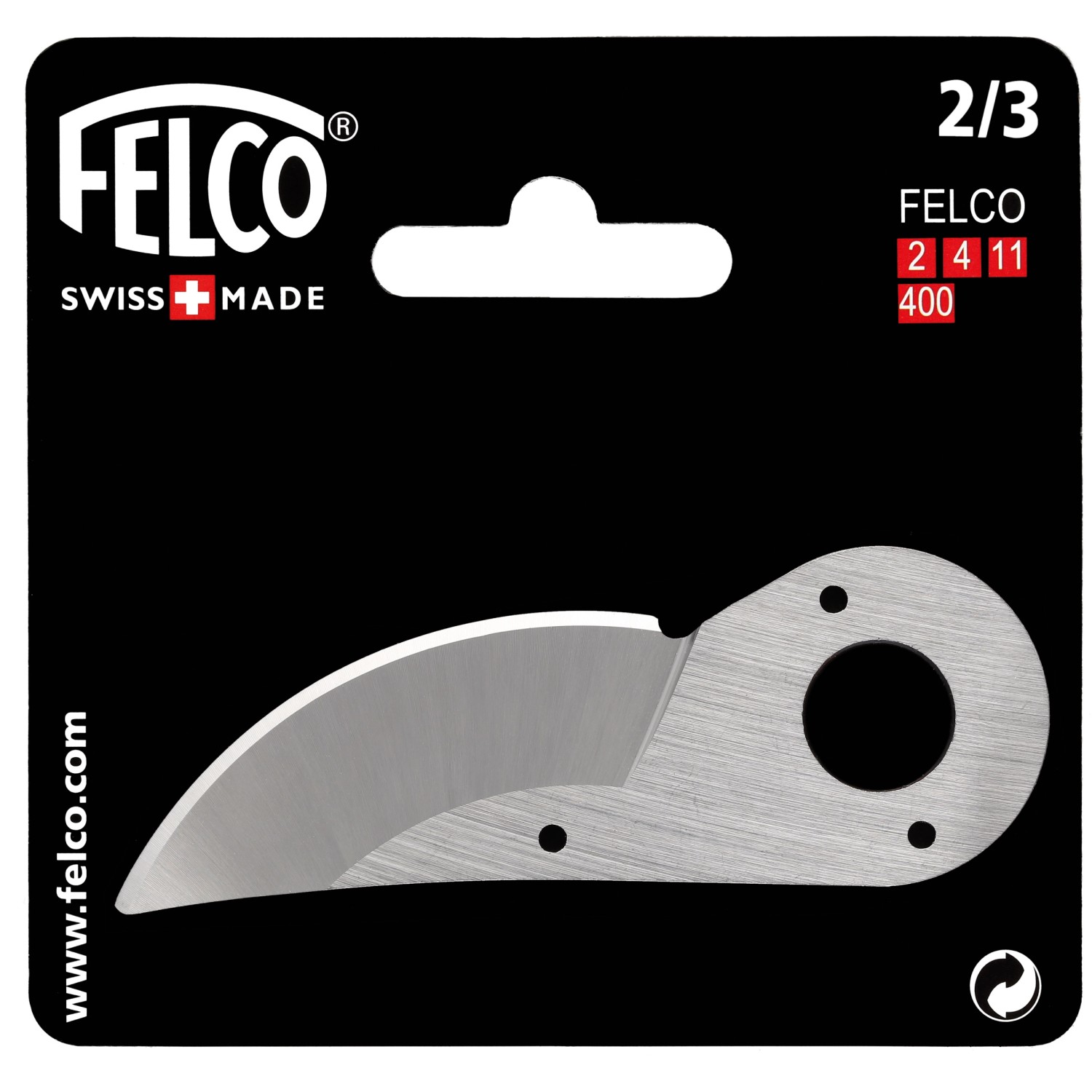 Felco Ersatz-Klinge 2/3 für Rebschere F2, F4, F11