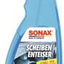 Sonax Scheibenenteiser 750ml im Sprühbehälter für klare Sicht und schnelles Auftauen vereister Scheiben.