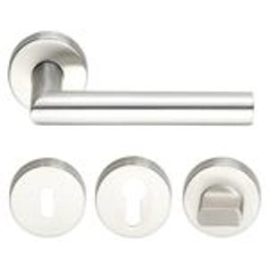 MeinTürgriff Drückergarnitur Toulouse Türdrücker Edelstahl Matt Türgriff Drückergarnitur BB