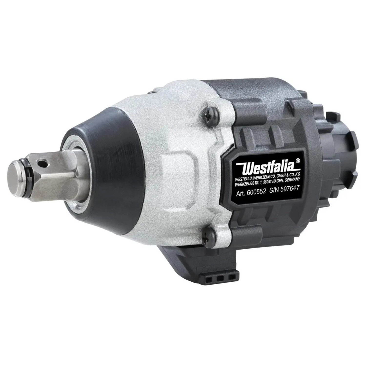 Westfalia Schlagschrauber Aufsatz für 18 V Multi Power Tool Schwarz