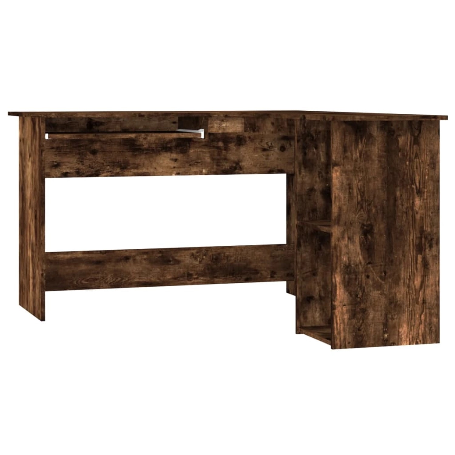 vidaXL Eckschreibtisch Räuchereiche 120x140x75 cm Holzwerkstoff 815384 günstig online kaufen