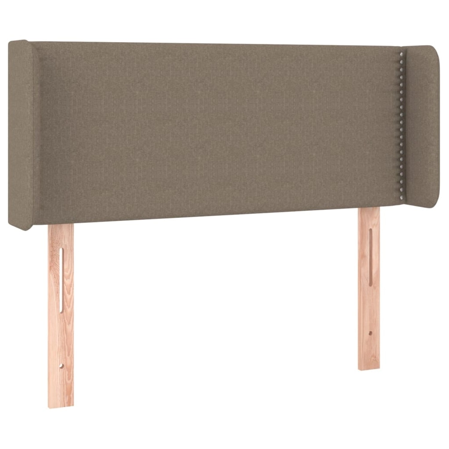 vidaXL LED Kopfteil Taupe 93x16x78/88 cm Stoff 3123082