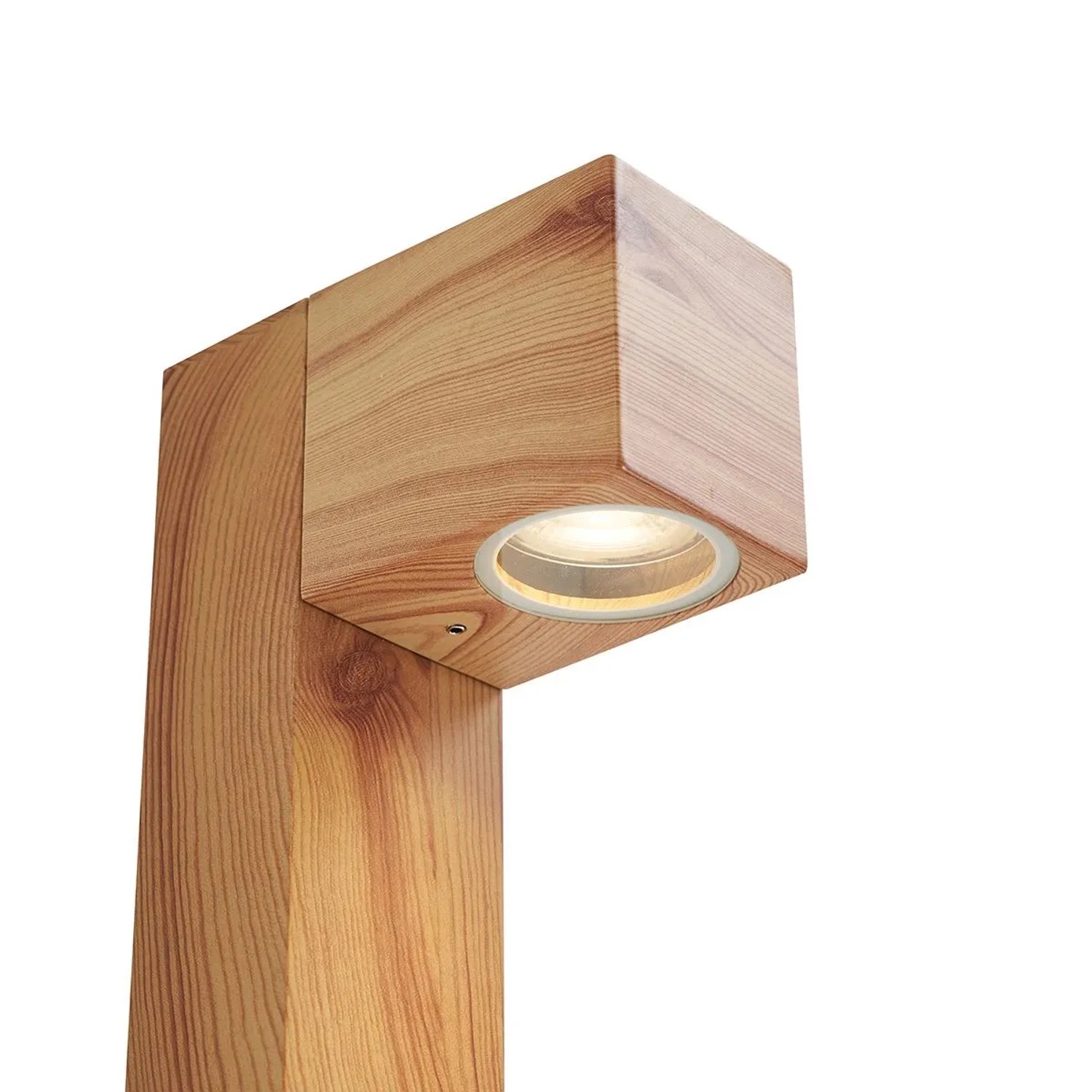 QAZQA Außenleuchte Aluminium mit Holzdruck mit Erdspieß und Kabelverschraubung 65cm IP44 Baleno_7