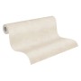 Rolle Profhome Vliestapete Uni Matt Creme, Dekorative Tapete