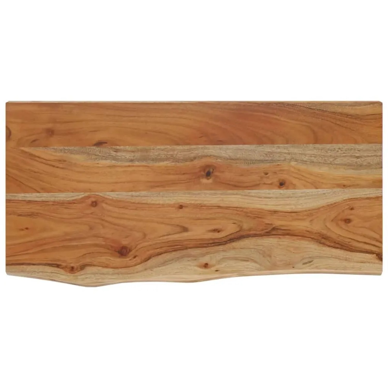 vidaXL Wandregal 40x20x3,8 cm Rechteckig Massivholz Akazie Baumkante 370270