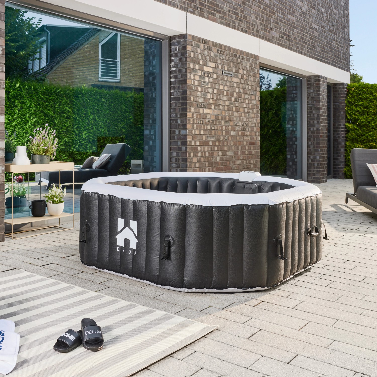 Home Deluxe Whirlpool Drop Ø 185 cm x 65 cm Rund