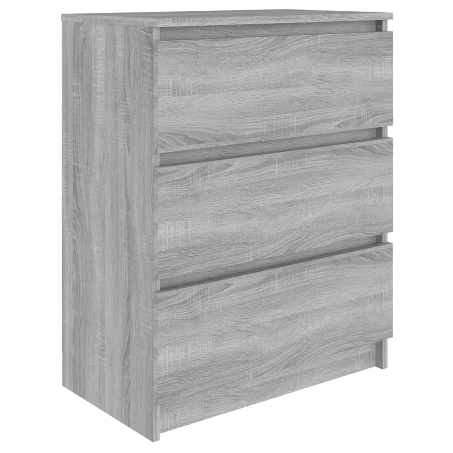 vidaXL Sideboard Grau Sonoma 60x35x76 cm Holzwerkstoff 815511