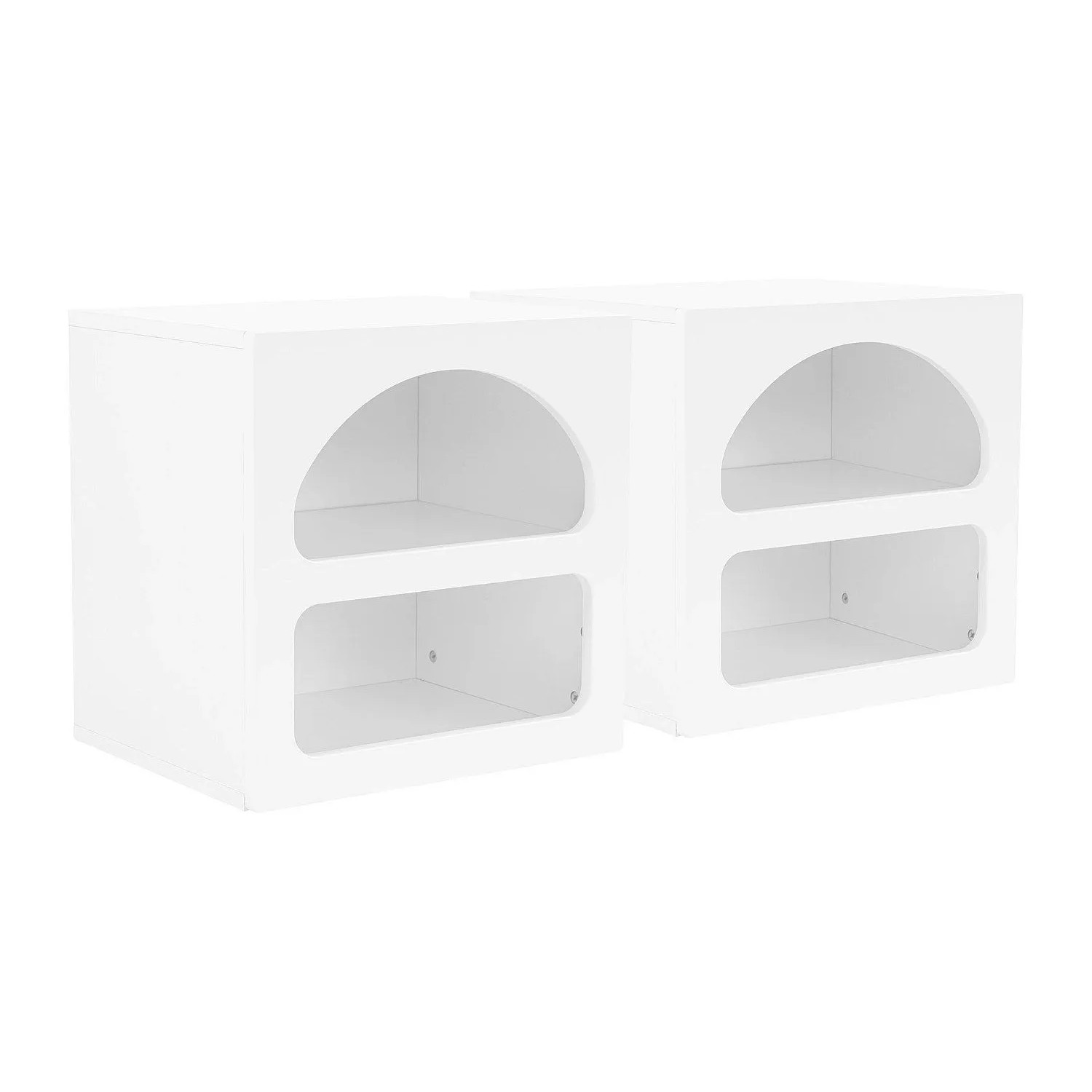 Vente-unique Nachttisch Luela Weiß 50 cm
