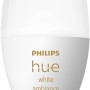 Philips Hue E14 LED-Lampe, White Ambiance, Kerzenform, 470 lm, 1er-Pack.