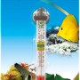 JBL Aquarium Thermometer Float: Glasthermometer mit Saughalter zur präzisen Messung der Wassertemperatur.