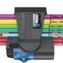 9-teiliger Wera Winkelschlüsselsatz Multicolour HF 1 TX XL lang mit Haltefunktion im Clip.