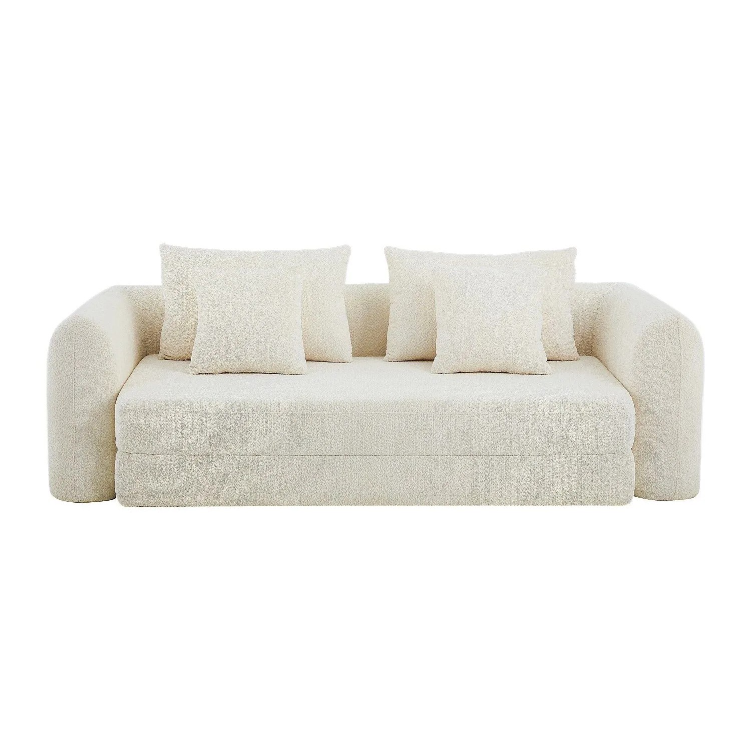 Vente-unique Schlafsofa Catono Beige 240 cm