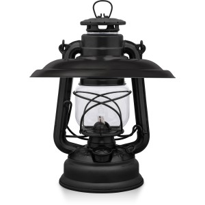 Feuerhand Sturmlaterne Baby Special mit Reflektorschirm, mattschwarz. Blendschutz und Lichtlenkung.