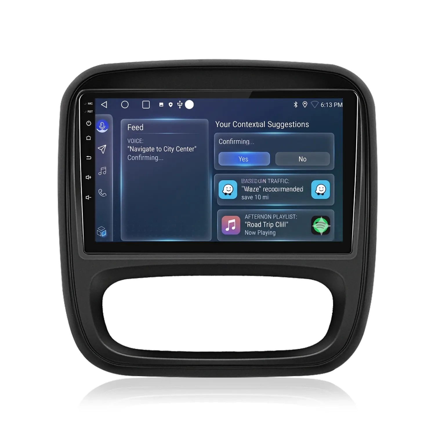 Image of Junsun 9 Zoll Autoradio Für Renault Trafic 3 2014 To 2021 Und Opel Vivaro B 2014 To 2018