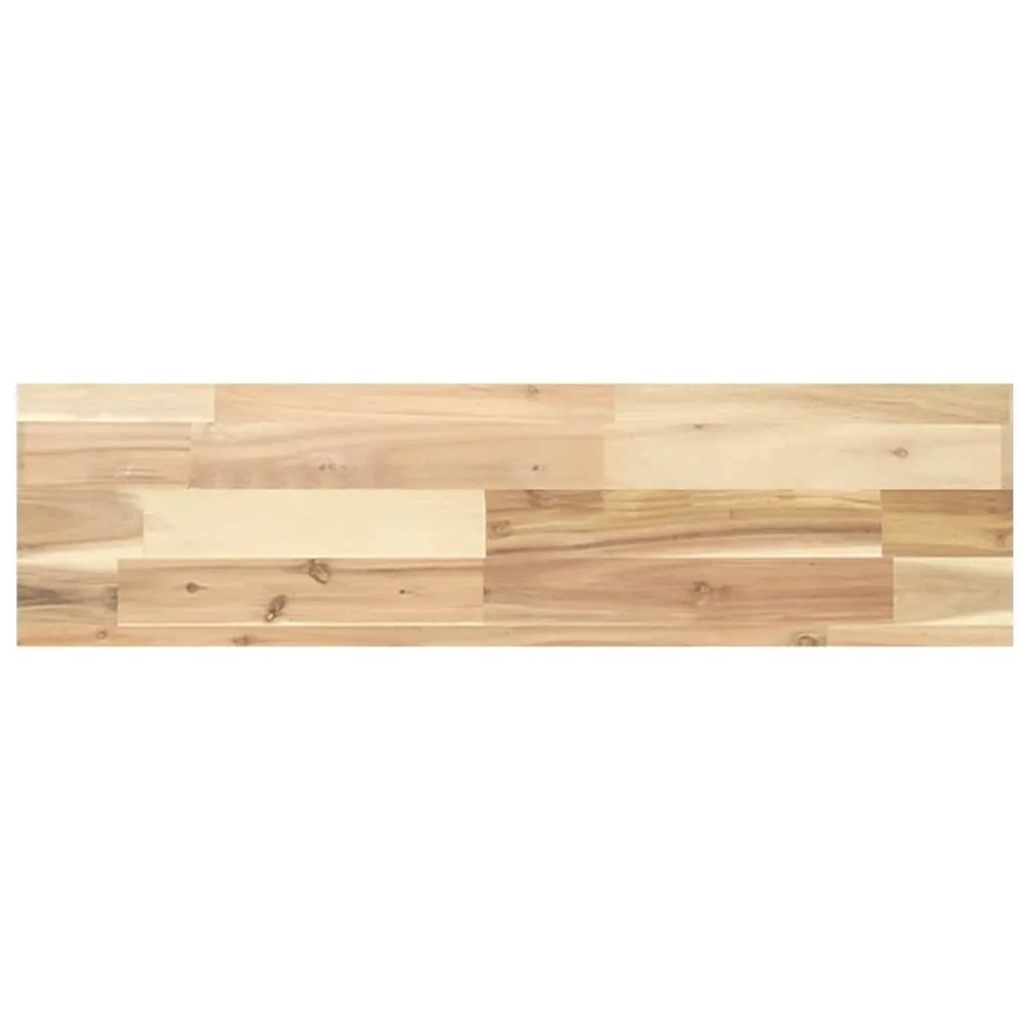 vidaXL Schweberegal 80x20x4 cm Massivholz Akazie Unbehandelt 3279423