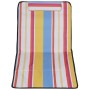 Outsunny Strandliege Stahl Oxfordstoff Mehrfarbig 124L x 53B x 35-45H cm_8