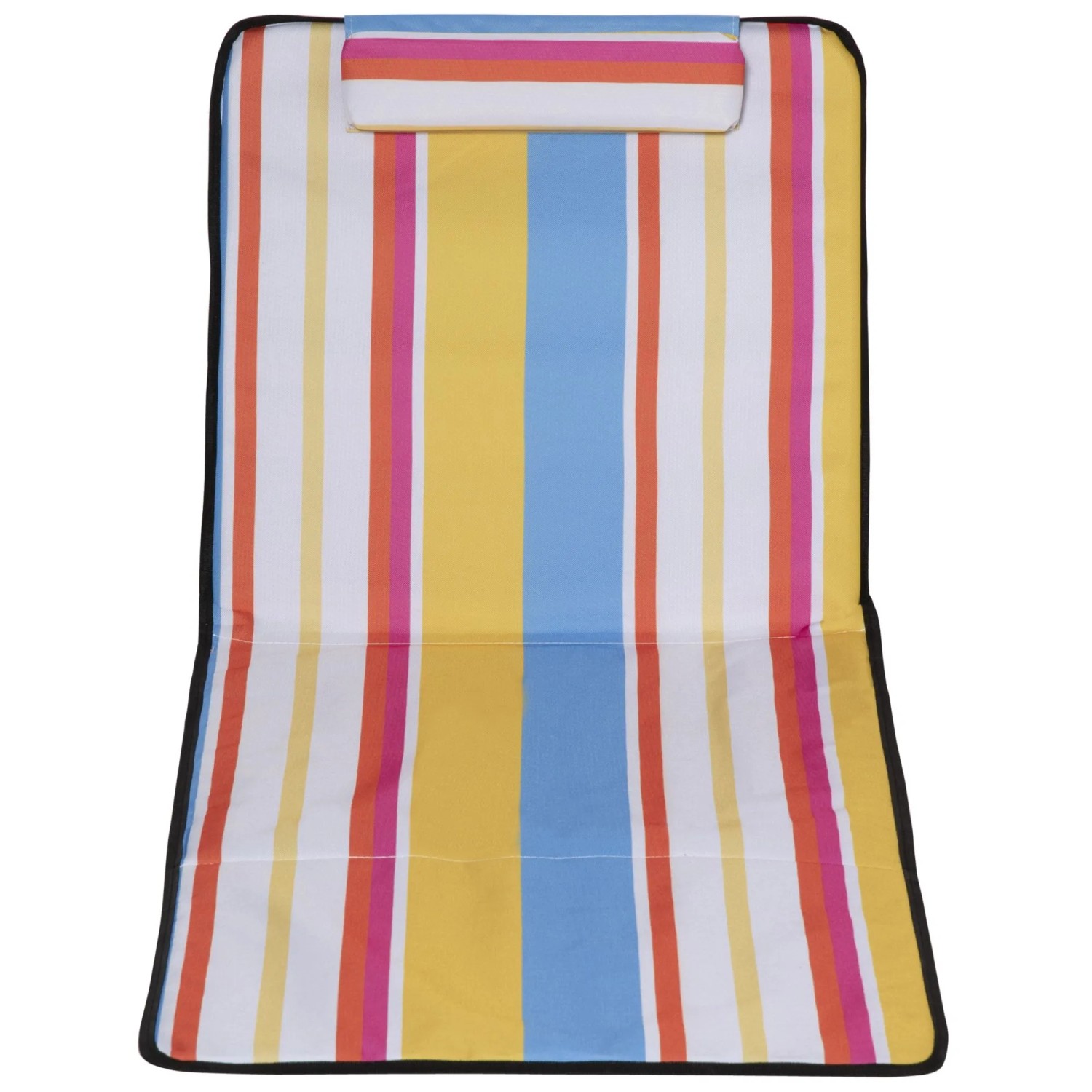 Outsunny Strandliege Stahl Oxfordstoff Mehrfarbig 124L x 53B x 35-45H cm_8