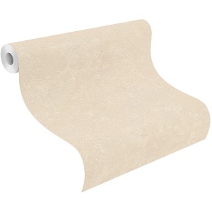 Rasch Vliestapete Factory V Uni Warmbeige, Rolle. Dekorative Tapete mit leichter Struktur und Metallic-Effekt.