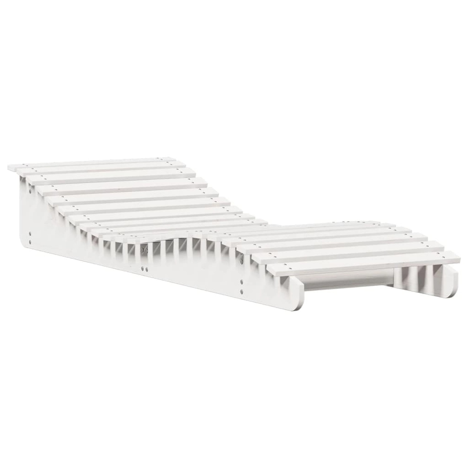 vidaXL Sonnenliege Weiß 205x70x31,5 cm Massivholz Kiefer 832581 günstig online kaufen