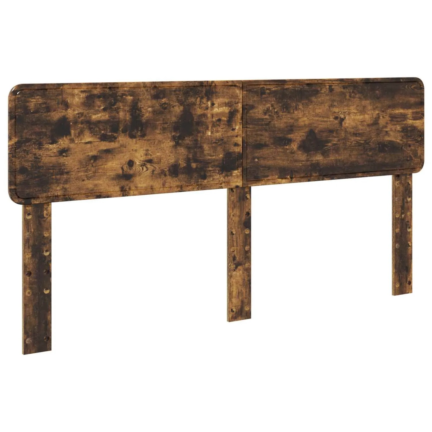 vidaXL Kopfteil mit Kopfteil Geräucherte Eiche 200 cm Holzwerkstoff 888501