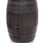 Braune Waterform Regentonne Botaqua 430 l in Fassoptik für den Garten.