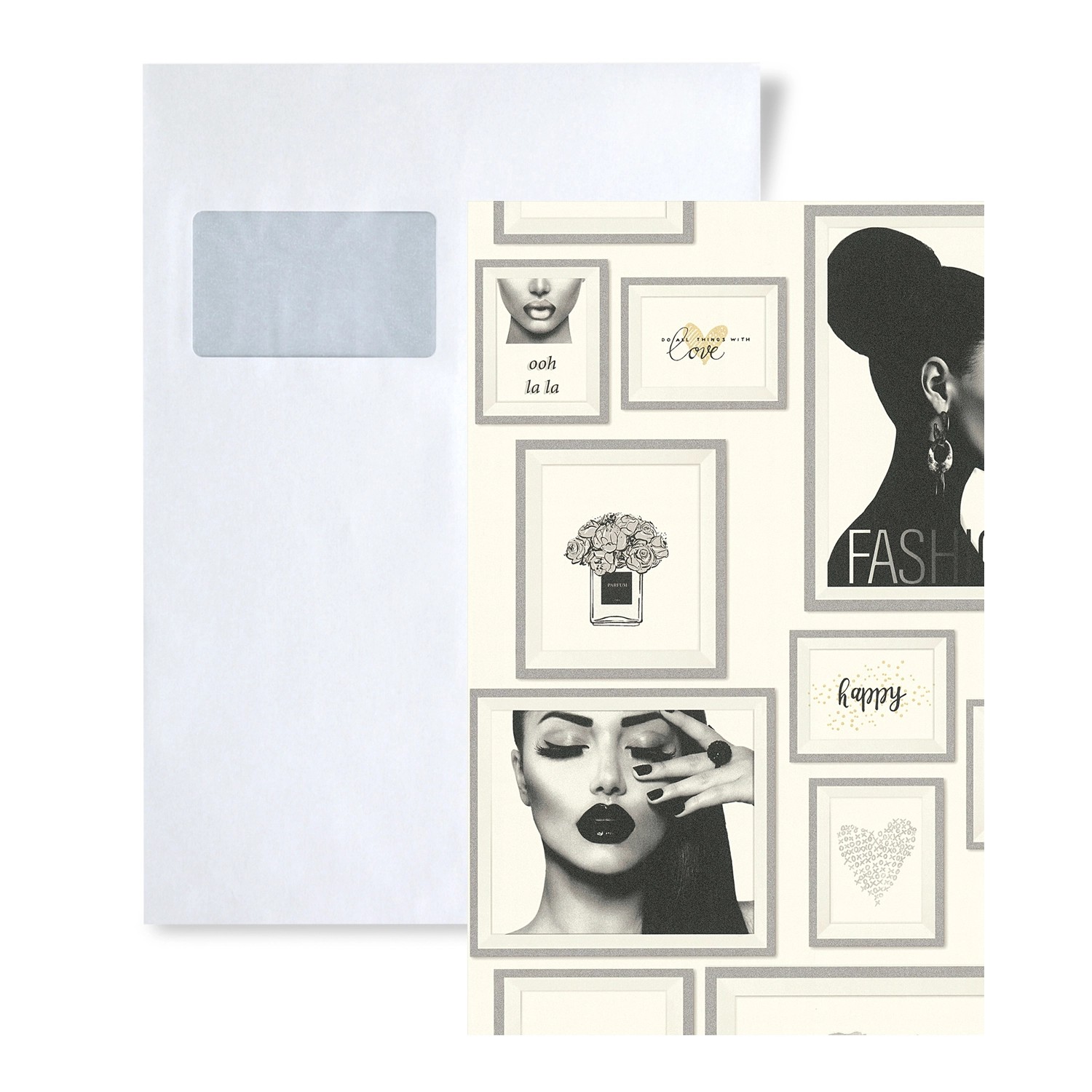 PROFHOME 1 MUSTERSTÜCK S-369182-GU DIN A4 MUSTER der Collage Tapete günstig online kaufen