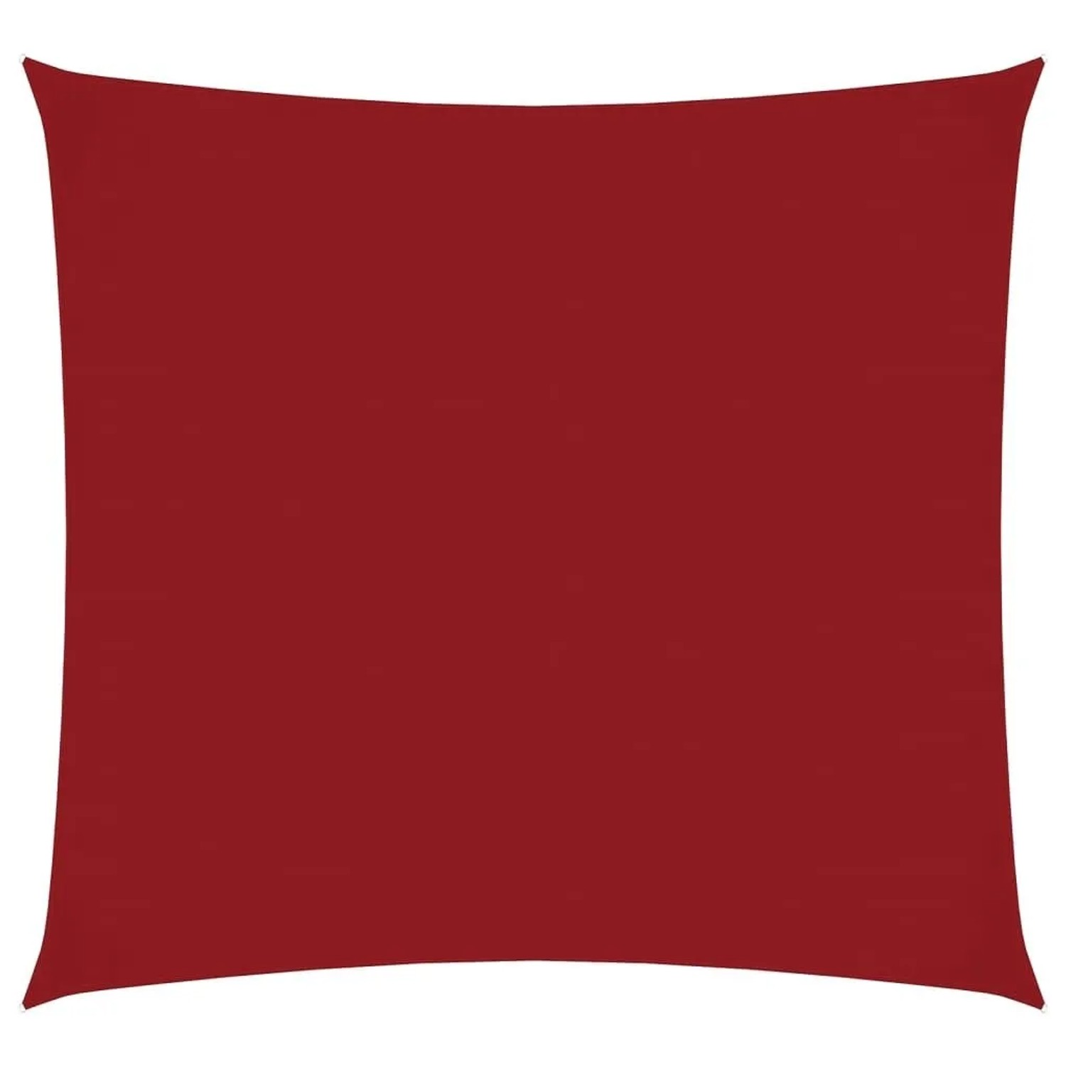 Furnicato Sonnensegel Oxford Gewebe Quadratisch 4x4 M Rot