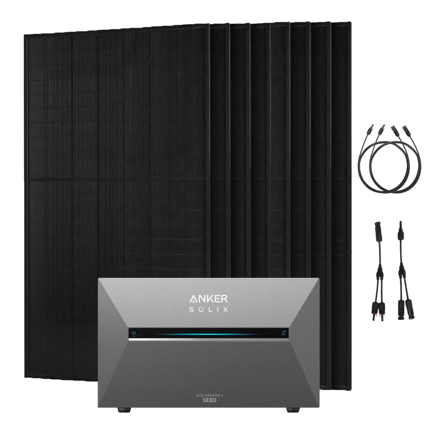 Anker SOLIX 4.000 W Balkonkraftwerk mit Solarbank 3 Pro ohne Halterung