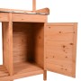 DELUKE Pflanztisch MITA mit Unterschrank Natur Tanne Gärtnertisch Garten-Arbeitstisch Umtopftisch Blumentisch_5
