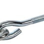 SwingKing Schaukelhaken mit Karabiner, M10 x 10 cm, verzinkt für Gartenspielgeräte.
