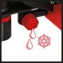 Detailaufnahme: Rote Ablassschraube mit Frostschutz-Symbol am Einhell Hauswasserautomat.