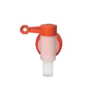 Sonett Auslaufhahn für 5-L/10-L Kanister, orange, aus Kunststoff für Reiniger und Öle.