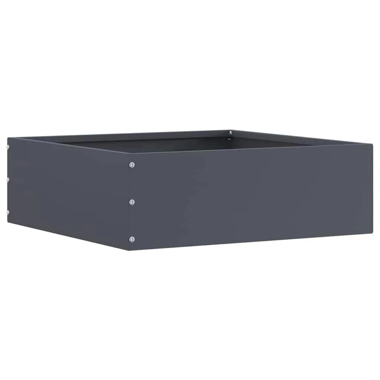 vidaXL Raseneinfassung Anthrazit 40 x 40 x 13 cm Stahl 874706
