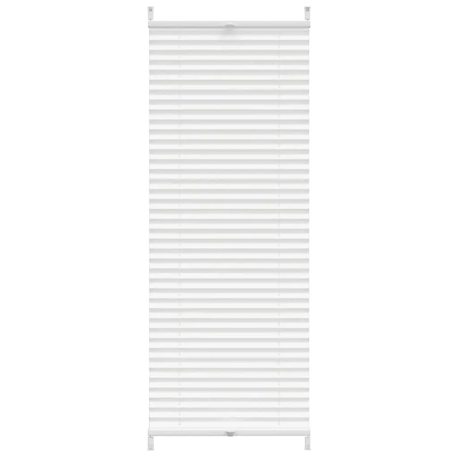 vidaXL Plissee Faltrollo Rollo Plisseerollo 50x150cm Weiß 240591