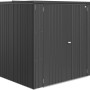 Biohort Geräteschrank Large, dunkelgrau-metallic, für Garten, Terrasse oder Garage.