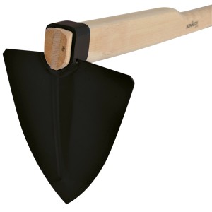 Sonneck Feldhaue, geschmiedet, mit Buchenstiel. Ideal für grobe Arbeiten und Kartoffelernte.