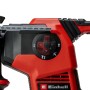 Detailaufnahme des roten Einhell Akku-Bohrhammers Herocco 36/28 mit Tiefenanschlag.